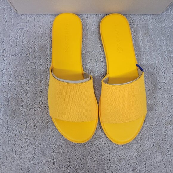 Rothy’s The Slide Canary Slip On Sandals Women’s Size US 9 - Picture 2 of 8